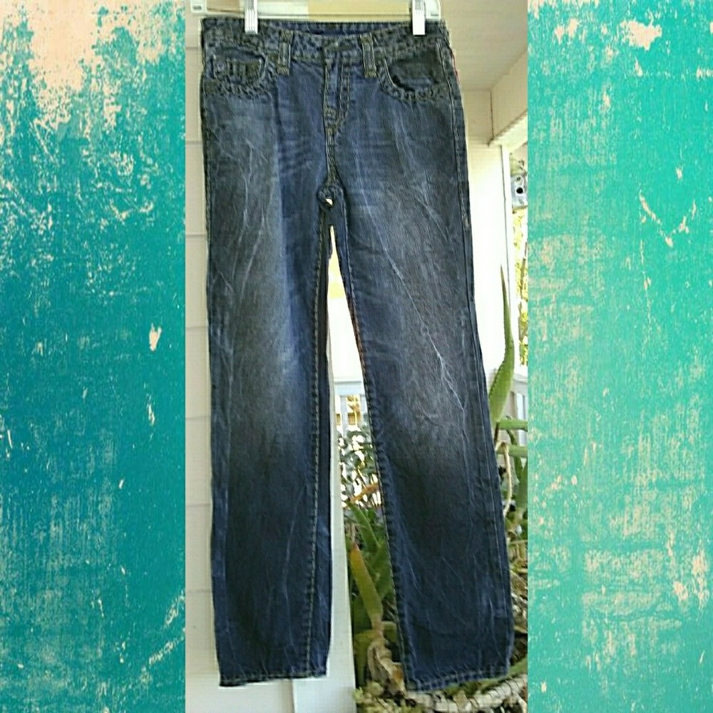 TRUE RELIGION RICKY CONTRT SUPER T JEANS